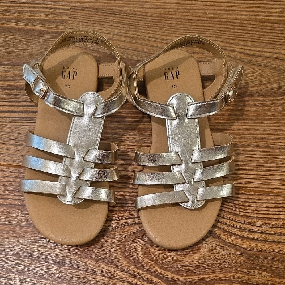 GAP Metallic Gold Kids Sandals